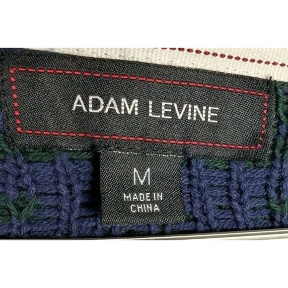 Adam Levine Cardigan Medium Aztec Southwestern Grandpa Button Up Sweater Pockets - Picture 7 of 11